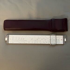 Frederick POST Co. Versalog Hemmi Bamboo Slide Rule, Cat. No 1460 Excellent